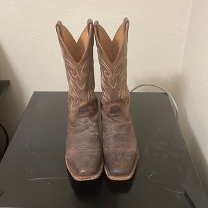 Shyanne brown leather cowgirl boots